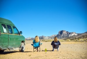 women-camping-blm-land-vanlife