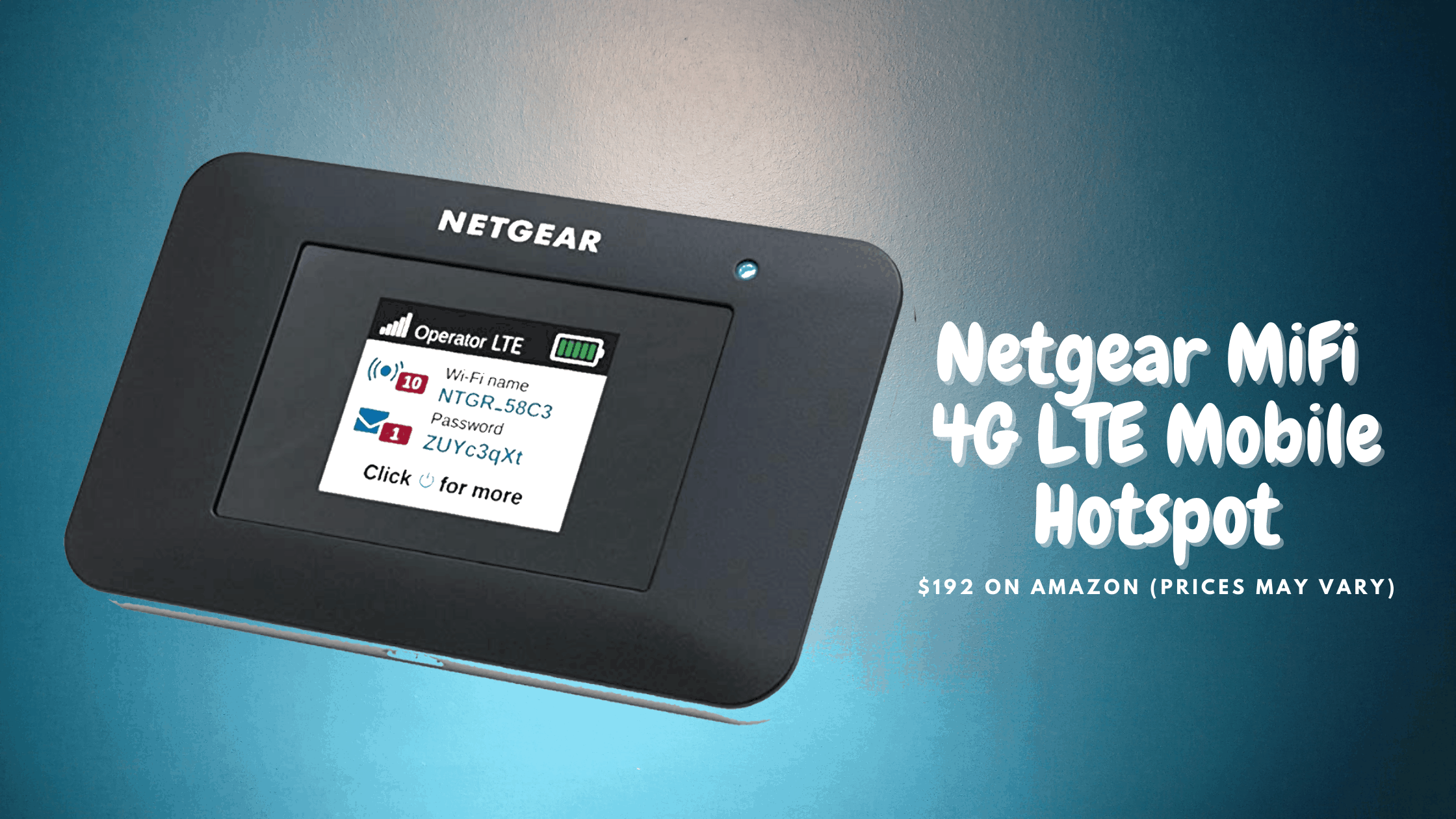 neatgear mobile hotspot device