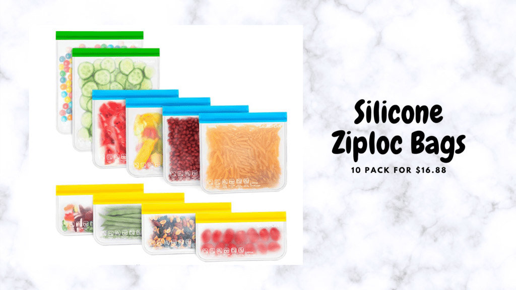 reusable silicone ziploc bags