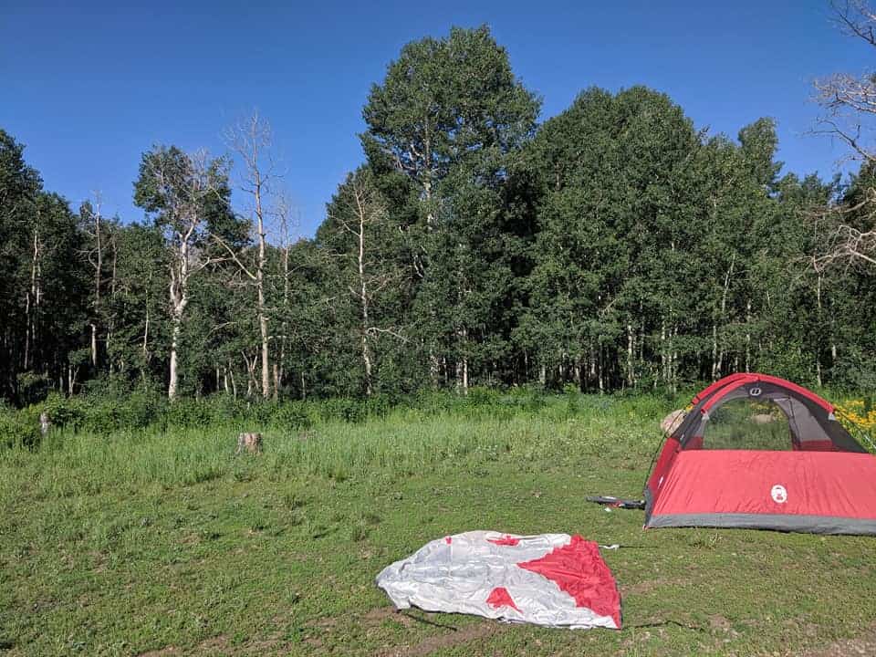 camping at nebo loop utah