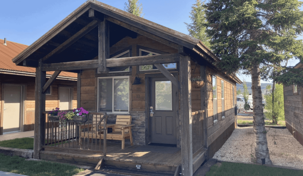 teton valley resort queen cabin
