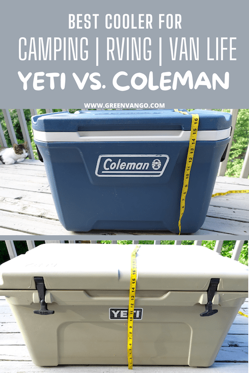 yeti tundra vs coleman 316 cooler pinterest