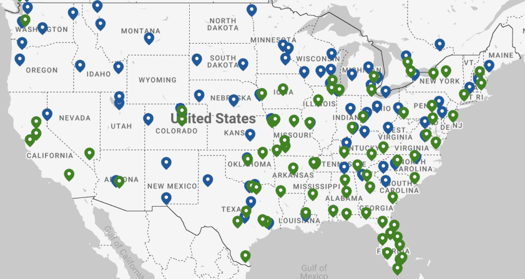 map of cabelas locations 2022