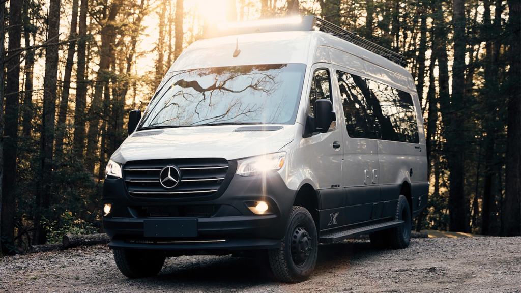 4wd-mercedes-sprinter-van-Airstream-Interstate-24X-Front-Exterior-with-LED-Light-Bar