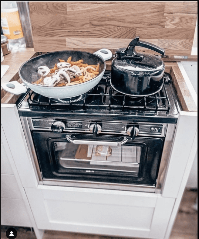 campervan-kitchen-built-in-propane-oven