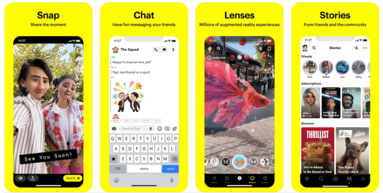 snapchat-messaging-app