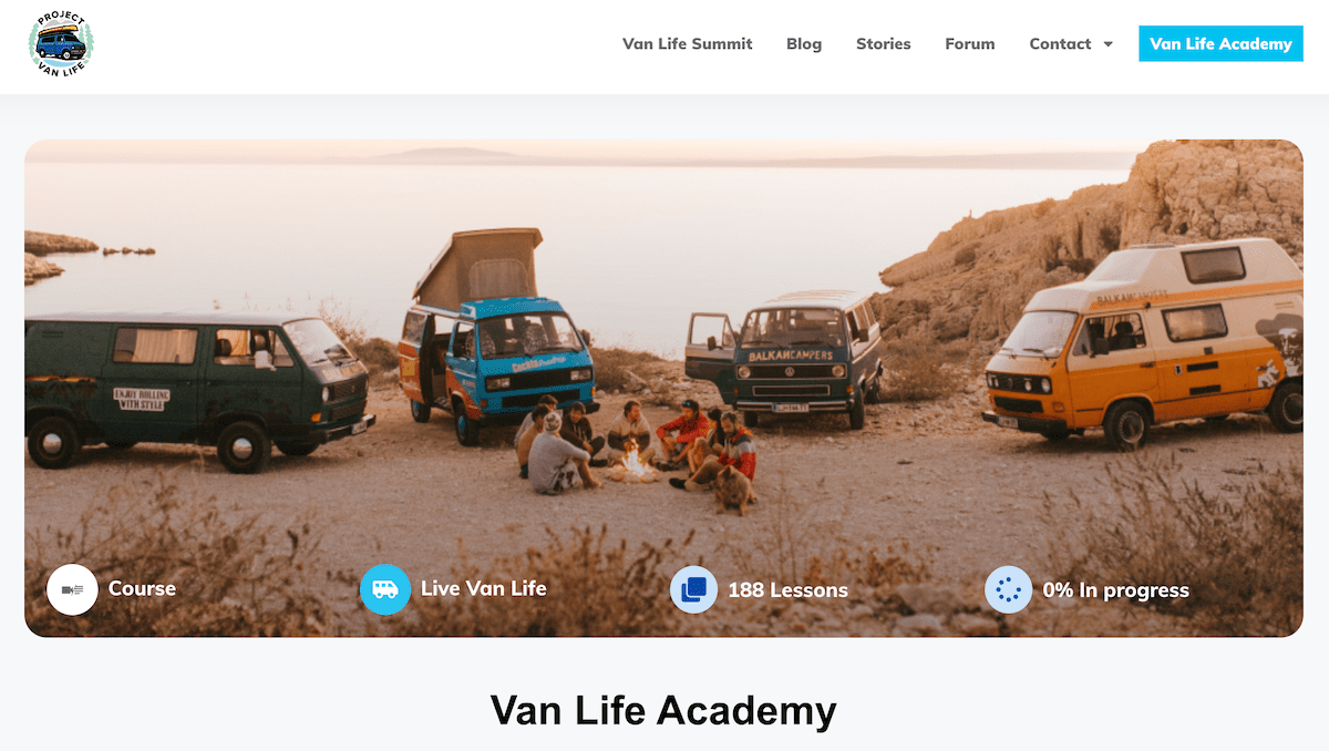 Van Life Academy Review Online Courses for Van Life Beginners