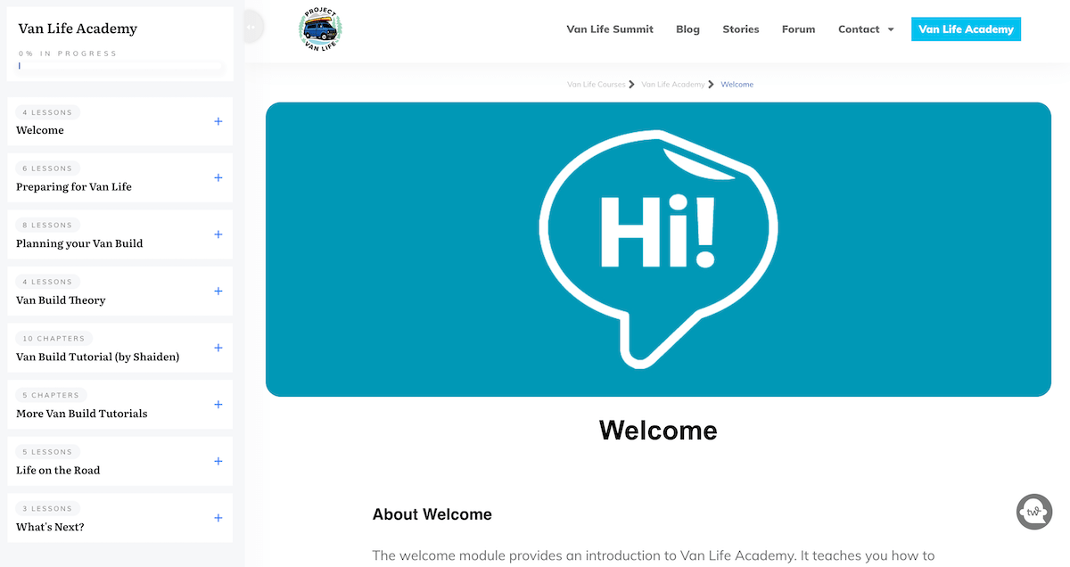 Van Life Academy Review Online Courses for Van Life Beginners