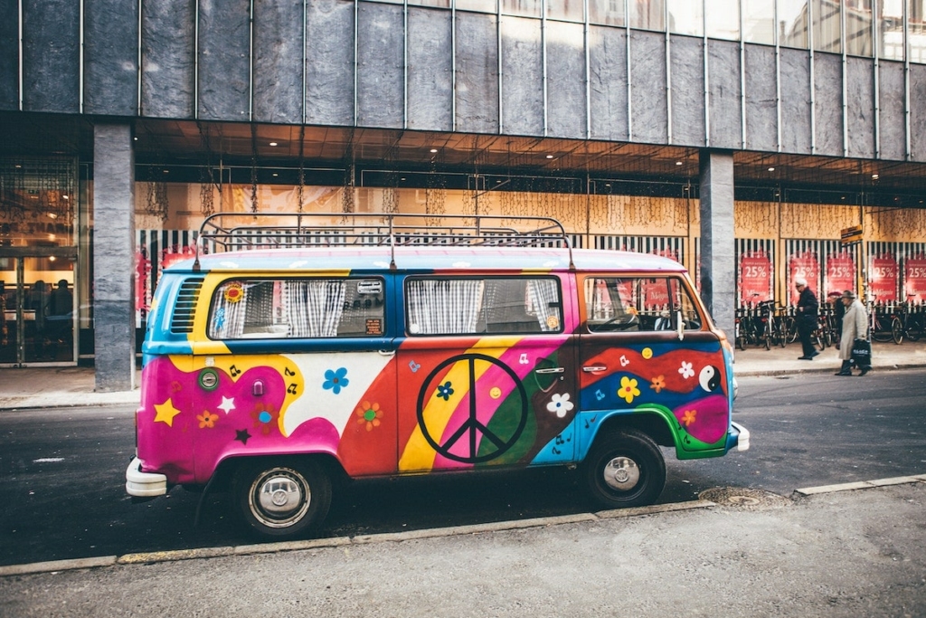 vw-van-parked-on-city-street