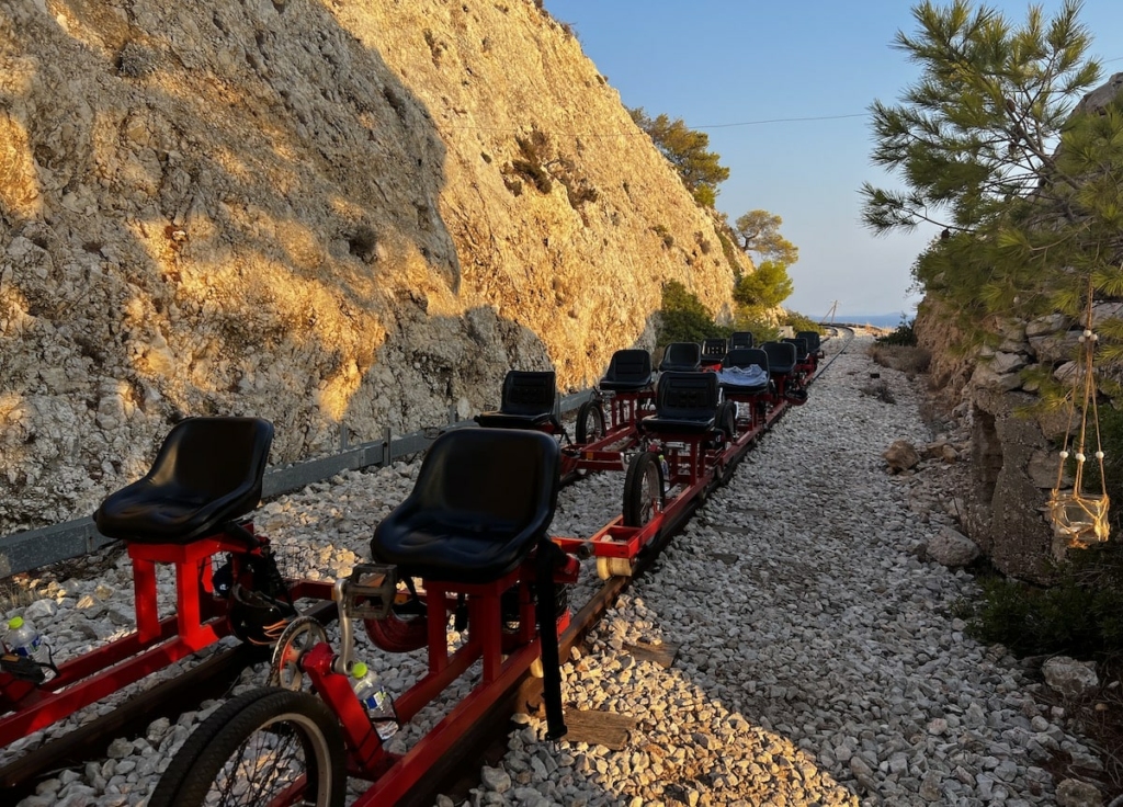 railbike-tour-athens-greece-cycle-seats-min