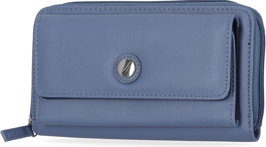 Nautica Bulk Cargo Womens RFID Wallet Clutch Zip Around Organizer